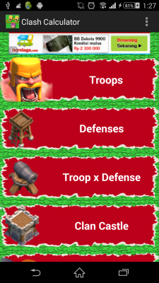 Calculator for Clash, Memudahkan Anda Mengatur Strategi pada Game Clash of Clans 